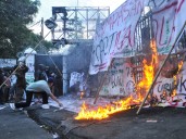 Indonesian police use tear gas on university campuses in ongoing protests