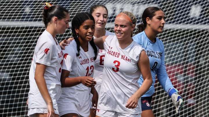 Sacred Heart girls soccer's Maya Harrison has goal, assist in victory
