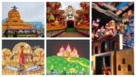 Durga Puja: Mayur Palace To Indian War Techniques & Kathakali Theme, Check Bhubaneswar Pandals Vibrant Look