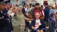 Melbourne crowd greets military veterans home after D.C. Honor Flight