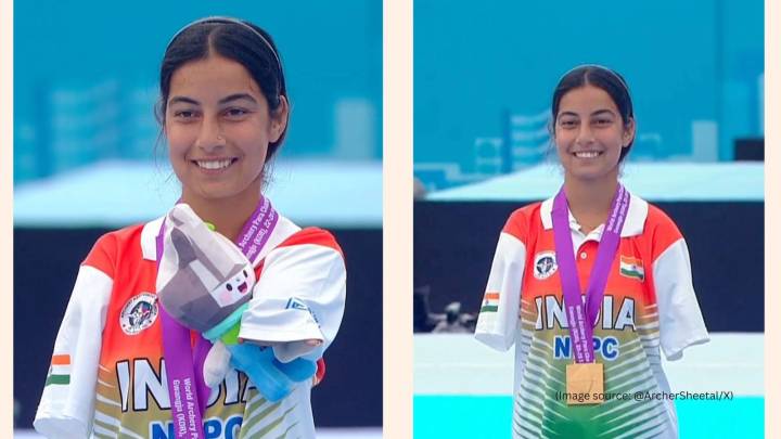 ‘The arrow you gifted me….’: Anand Mahindra lauds Sheetal Devi as she scripts history at Para World Archery Championship