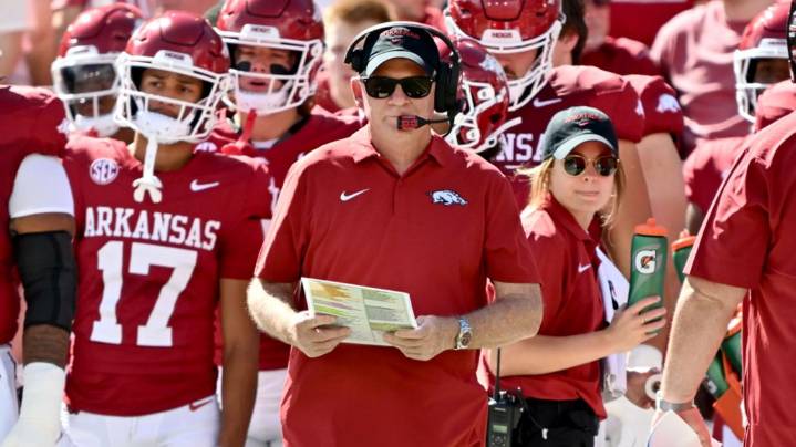 Arkansas names Bobby Petrino interim head football coach