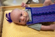 Bringing joy! The tiniest Taylor Swift fans at Akron Children's Hospital await her new record