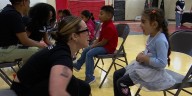 More than 550 pairs of shoes gifted to Glenview Elementary students in Nashville