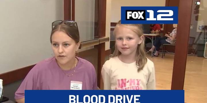 Young girl battling leukemia organizes blood drive in West Linn
