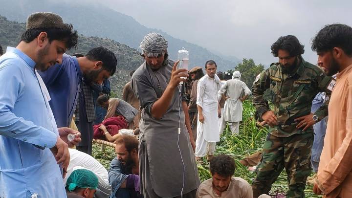 An earthquake destroys villages in eastern Afghanistan