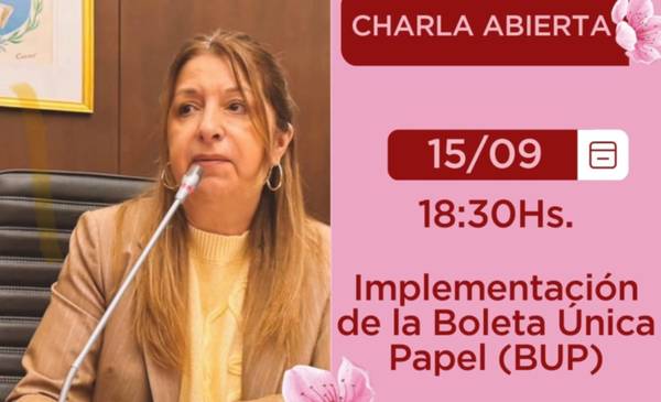 Charla abierta sobre la implementación de la Boleta Única Papel en Gaiman