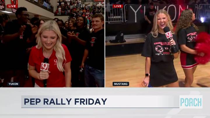 Yukon and Mustang Prepare For Rivalry Game With Schoolwide Pep Rallies
