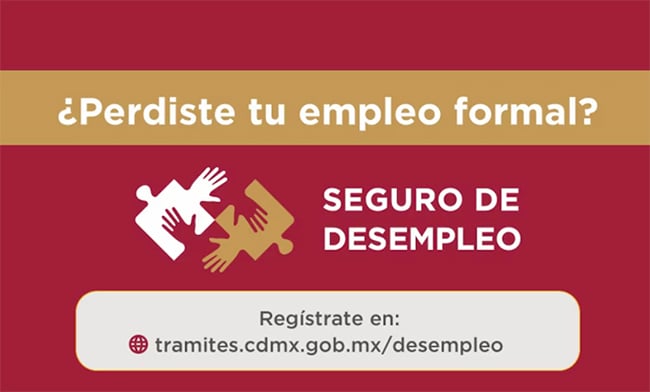 ¿Sin trabajo? Así puedes inscribirte al Seguro de Desempleo de la CDMX este 9 de septiembre