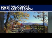 When will the fall colors arrive in Georgia?