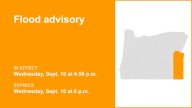 Flood advisory active for Malheur County until Wednesday evening triggered by intense rainfall