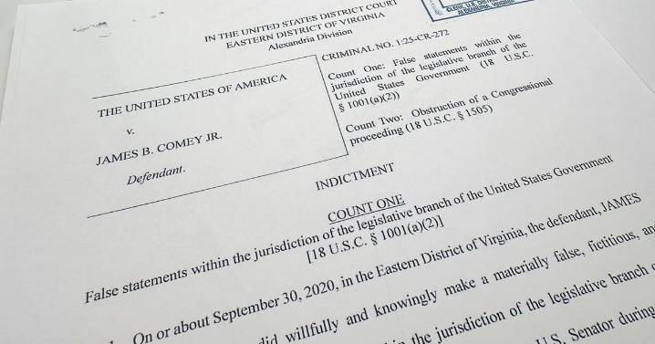 What to know about the James Comey indictment and what happens next