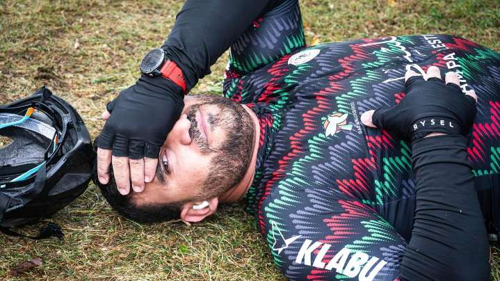 Gaza Sunbirds fly Palestinian flag at Para Cycling Worlds despite fear of news from home