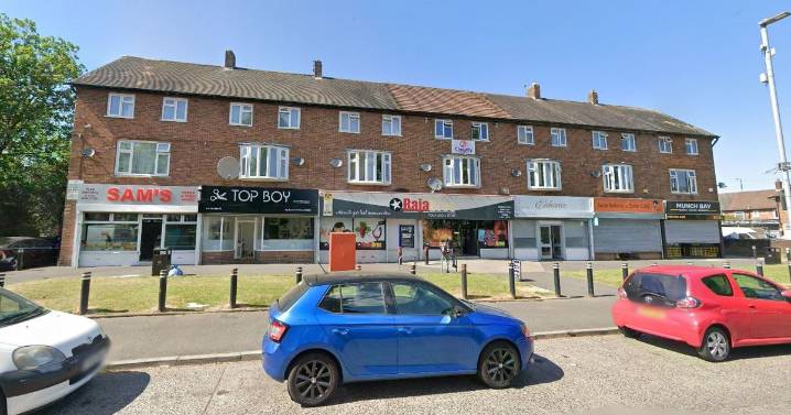 Man taken to hospital after stabbing outside row of shops