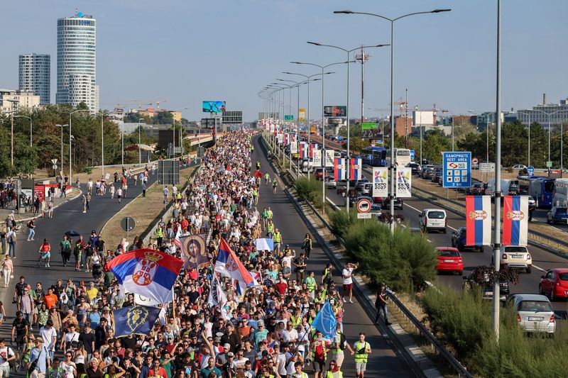 Serbian student protesters demand probe into use of force by police
