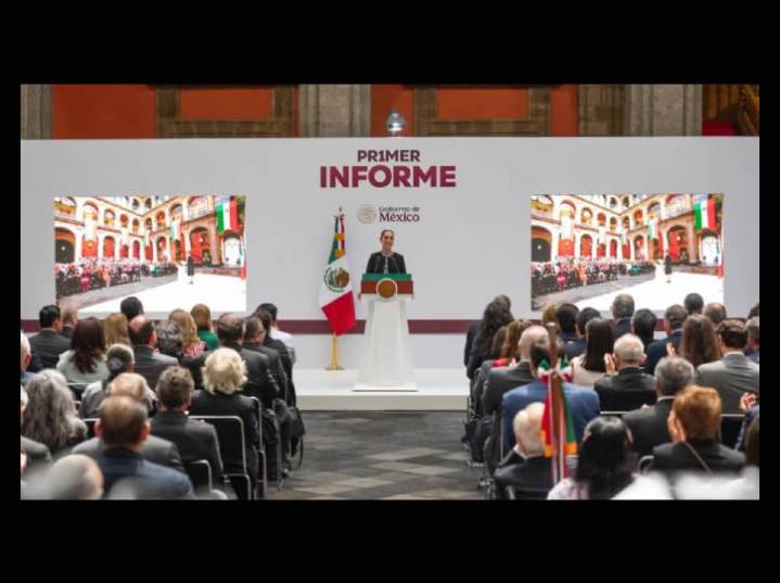 Primer informe de Sheinbaum asegura que México está construyendo un “Estado social”