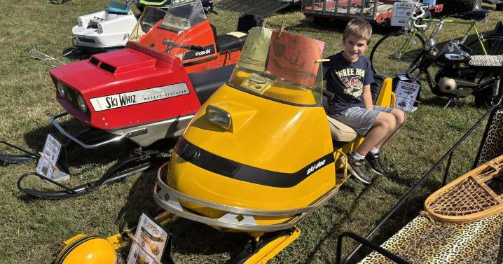 Sunflower and Pumpkin Festival featured fall harvests and vintage snowmobiles