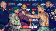 Boxing: Jake Paul adopts fighting stance to Gervonta Davis as pair face off for the first time!