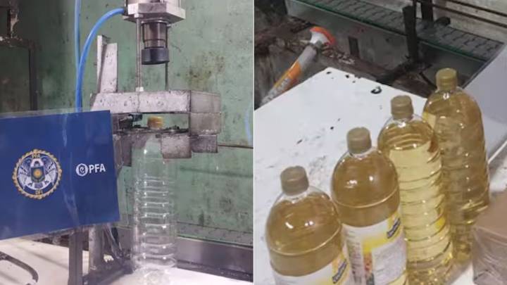 Almirante Brown: allanaron una casa en José Mármol donde envasaban aceite trucho
