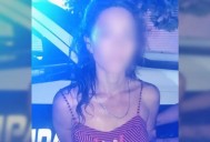 Mujer desquiciada intenta apuñalar a dos personas en Mezcales