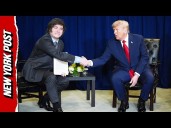 Trump Backs Javier Milei in Argentina’s Presidential Race