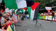 Las protestas obligan a dejar la undécima etapa de la Vuelta a España sin ganador "por motivos de seguridad"