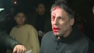 El periodista agredido en el acto de Milei en Moreno rompió el silencio: qué dijo