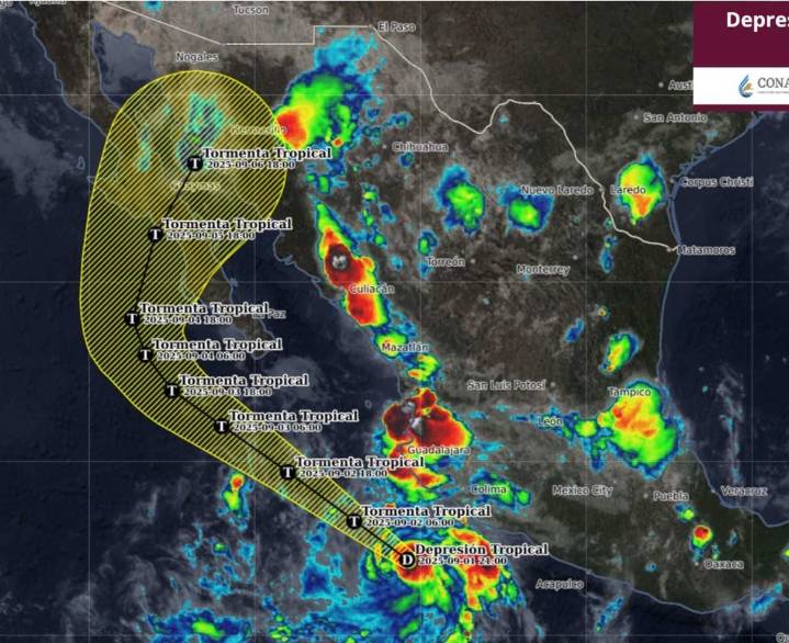 Clima en México hoy 2 de septiembre de 2025: Ciclón tropical provocará más lluvias en estos estados