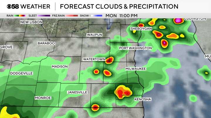 Scattered strong storms for this first day of Autumn