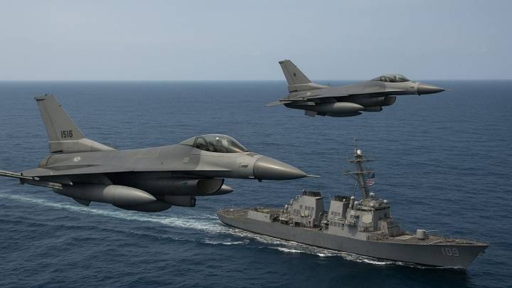 Aviones venezolanos sobrevuelan buque de EU en el Caribe; EU acuda "provocación"