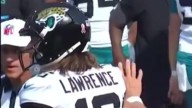 NFL fans spot Trevor Lawrence's shock gesture towards head coach Liam Coen in Jaguars disastrous loss to Bengals
