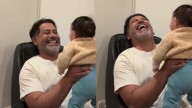 El tierno registro de Pedro Ruminot tras la llegada de su pequeña hija: “Su familia de acogida la hizo tan feliz”