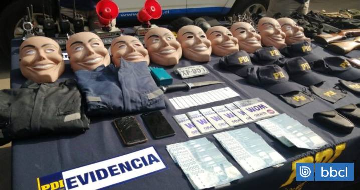 Cae banda criminal con penas de hasta 15 años de cárcel por violentos robos en la Región Metropolitana