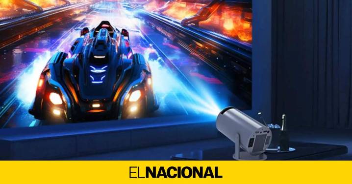 El proyector 4K con Android 11 que cuesta lo mismo que una pizza familiar