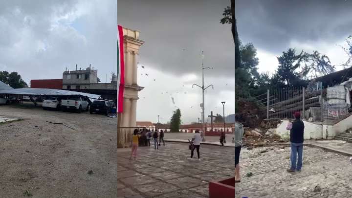 Tornados se Llevan Techos y Tiran Árboles en San Cristóbal de las Casas, Chiapas