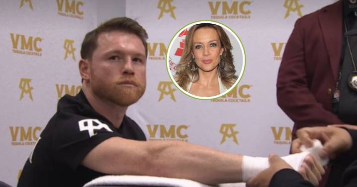 Video: Fey interpreta el Himno Nacional en privado para Canelo Álvarez tras cambios en la ceremonia