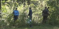 People work at Lake Macbride State Park for DNR’s Statewide Volunteer Day