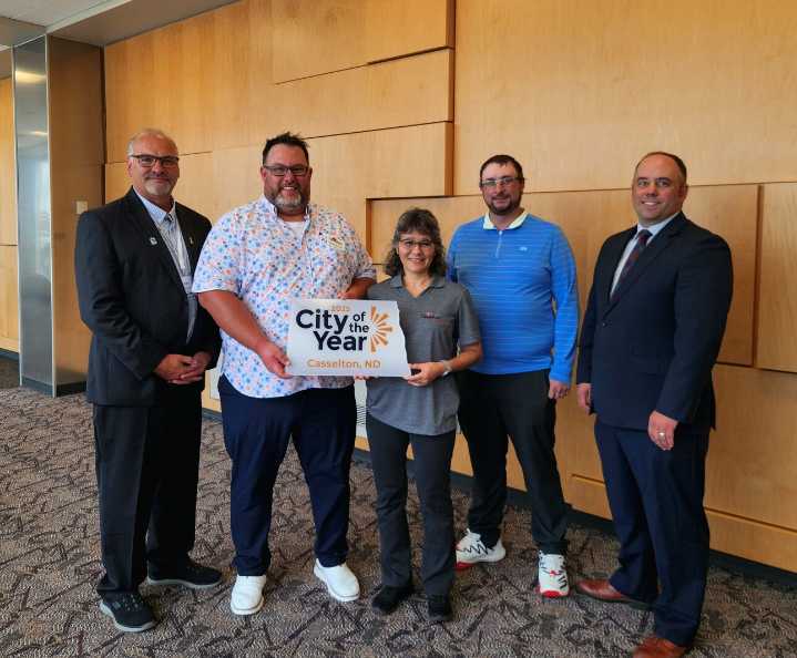 Casselton named the 2025 City of the Year by North Dakota League of Cities