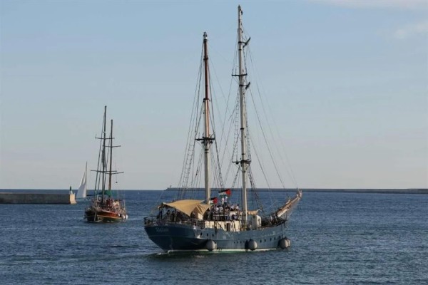 Acusa flotilla con ayuda para Gaza ataque con posible dron