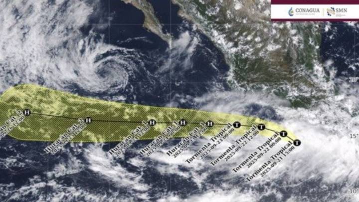 Tormenta tropical ‘Narda’ acecha los estados del Pacífico; podría convertirse en huracán este lunes