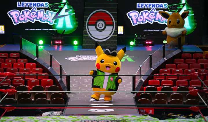 Pokémon se apodera de la Arena México: Así lució la Catedral en la presentación de Hawlucha