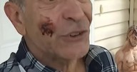 Terrifying moment elderly woman attacks neighbour with flare gun in retirement community