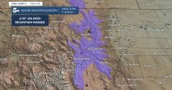 Windy and cooler on Tuesday, with periods of rain and mountain snow