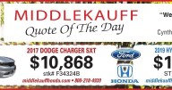 MIDDLEKAUFF AUTO GROUP * 