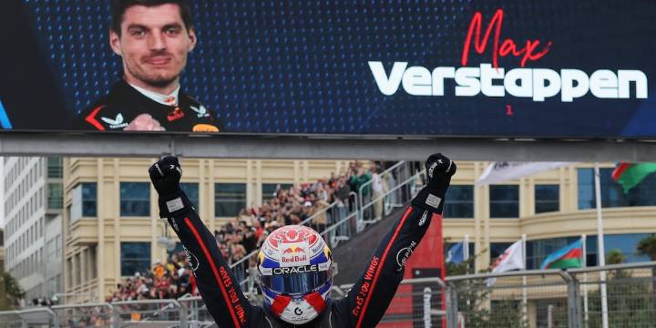 Qué es un “Grand Chelem”, el particular récord en la F1 que logró Verstappen por su victoria en el GP de Azerbaiyán