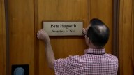 WATCH: Pentagon changes 'Secretary of Defense' signage to 'Secretary of War'