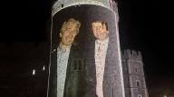 Proyectaron sobre el castillo de Windsor fotos de Trump junto a Jeffrey Epstein