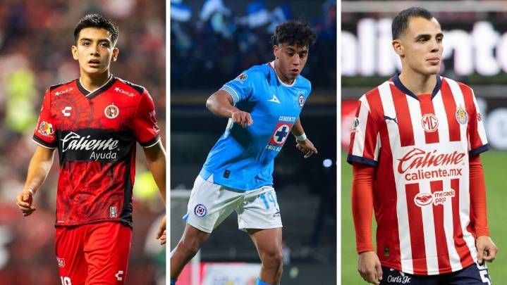Gilberto Mora,  Amaury Morales y Hugo Camberos, al frente de la lista mundialista Sub 20