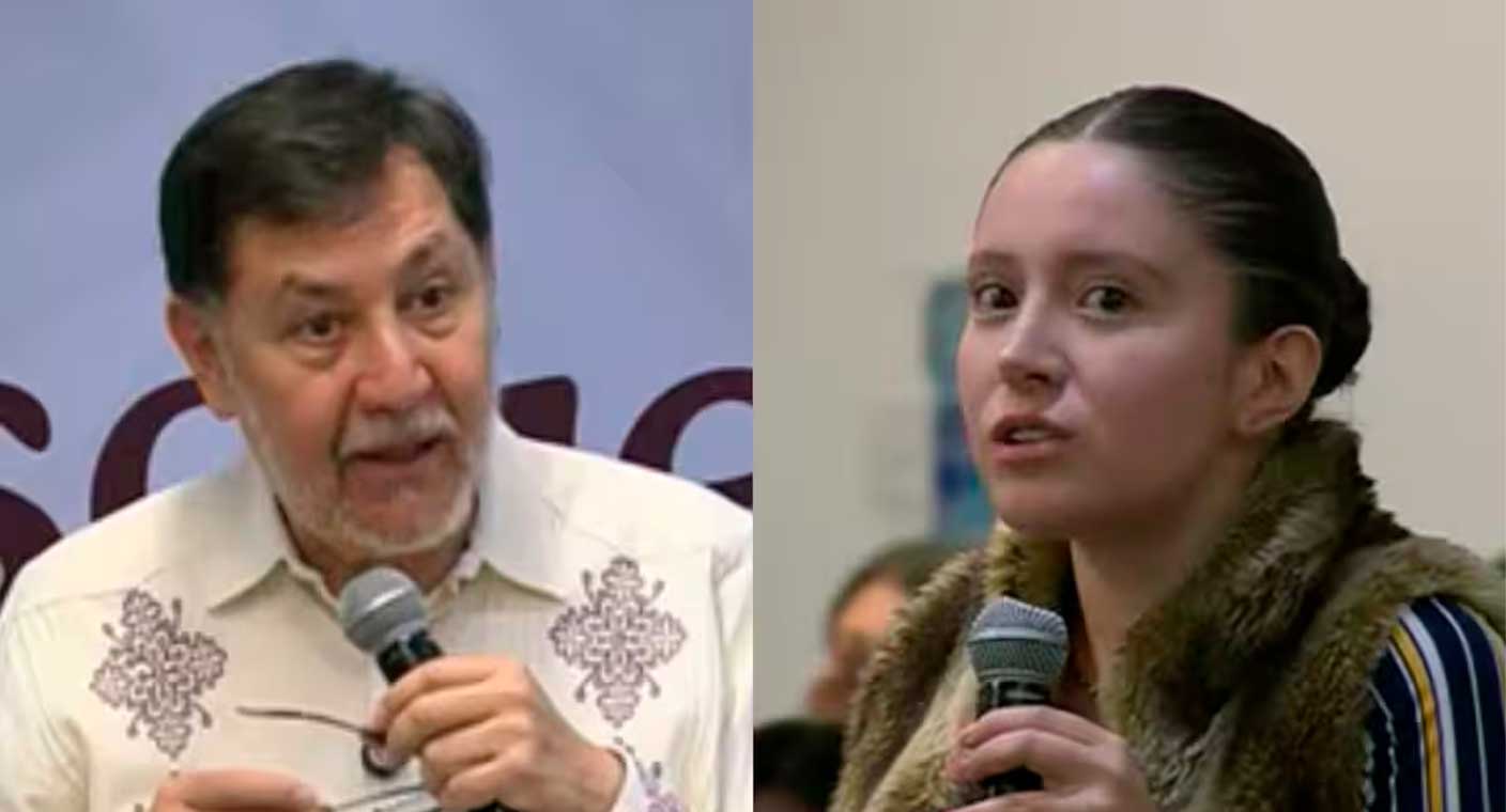 Noroña responde a estudiante que lo cuestiona por austeridad y machismo (VIDEO)