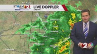 Showers continuing on and off through the next 24 hours, when could heavy rain return?